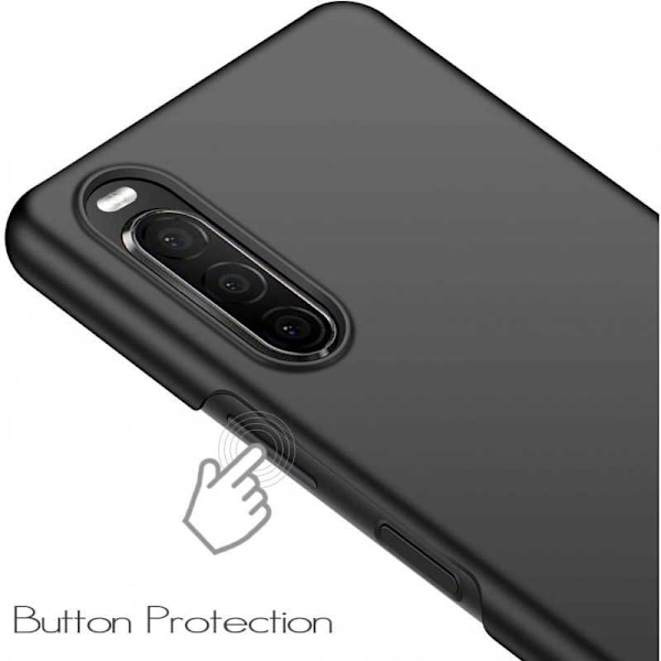 Xperia 10 II Kumipinnoitettu mattamusta Cover Basic V2 (XQ-AU52) Black