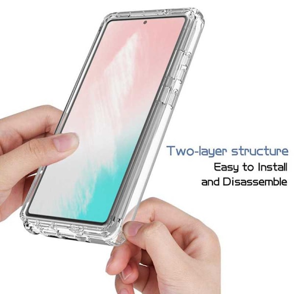 360° koko kansi Samsung Note 20 Transparent