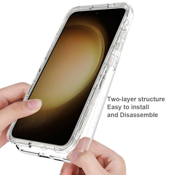 Samsung S24 Plus Heltäckande Premium 3D Skal 3in1 ThreeSixty Clear