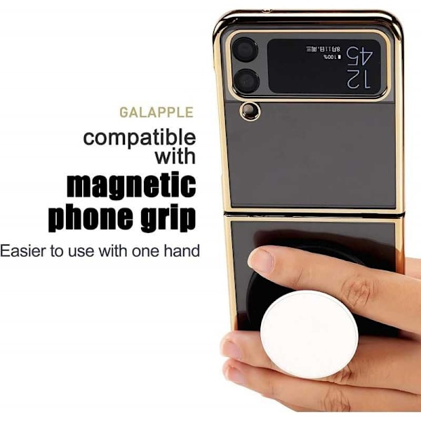 Samsung Z Flip 3 Transparent stødabsorberende cover MagSafe-kompatibel Transparent