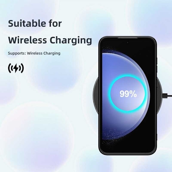 Samsung A25 5G Gummibelagd Mattsvart Silikon Skal Kameraskydd Liquid - Svart