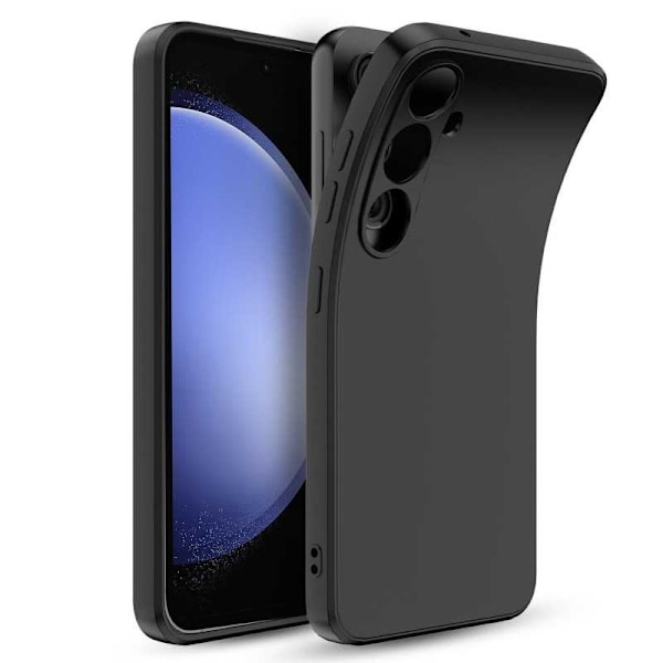 Samsung S24 Plus Gummieret skalvæske - Sort