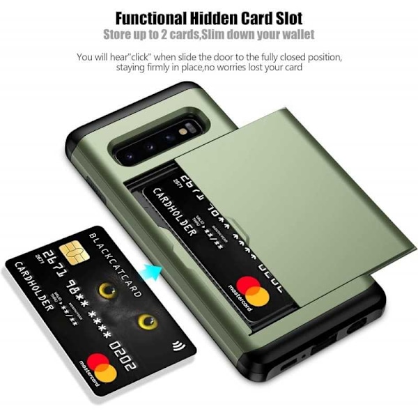 Samsung Galaxy S10e Iskunkestävä Cover Cover Card -paikka StreetWise