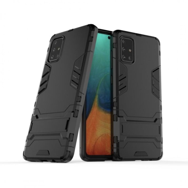Samsung A71 Stødsikkert cover med tynd armering Black