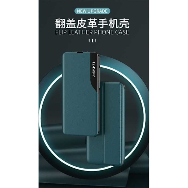 Samsung A12 5G Stilfuldt Smart View Case Grön