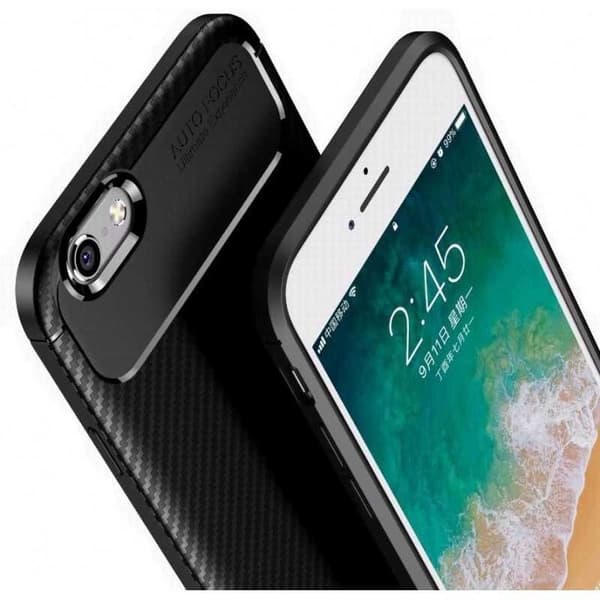 iPhone 6S Plus Stöttåligt Skal FullCarbon V4 Svart