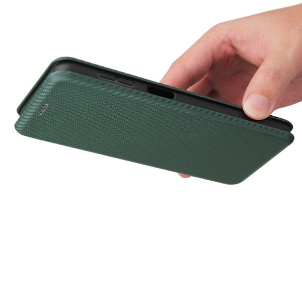 Samsung A32 5G Flip Case Kortrum CarbonDreams Grøn Green