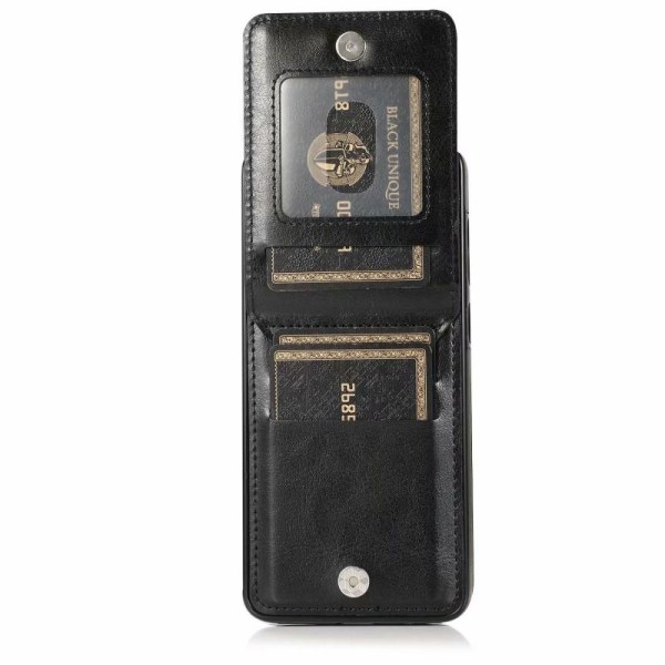 Samsung S9 Plus mobil deksel kortholder 4-FACK Retro V3 Black