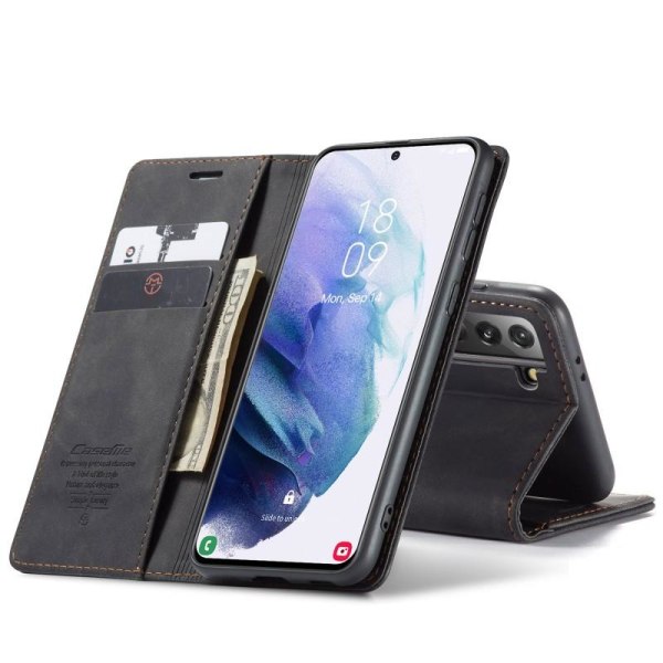 Samsung S21 Exclusive & Elegant Flip Case CaseMe 3-FACK Black