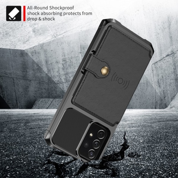 Samsung A53 5G Shockproof Premium Cover 4-TACK Solid V3 Black
