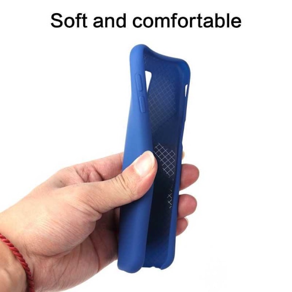 Samsung J6 2018 Gummibelagd Mattsvart Silikon Skal Svart
