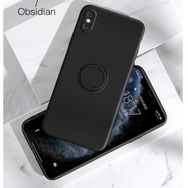 iPhone X iskunkestävä kotelo CamShield-renkaan pidikkeellä Grön