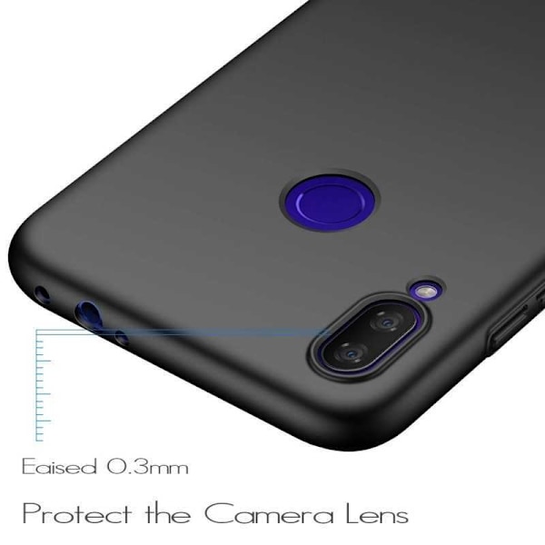 Redmi Note 7 Ultra Thin Matte Black Cover Basic V2 Black