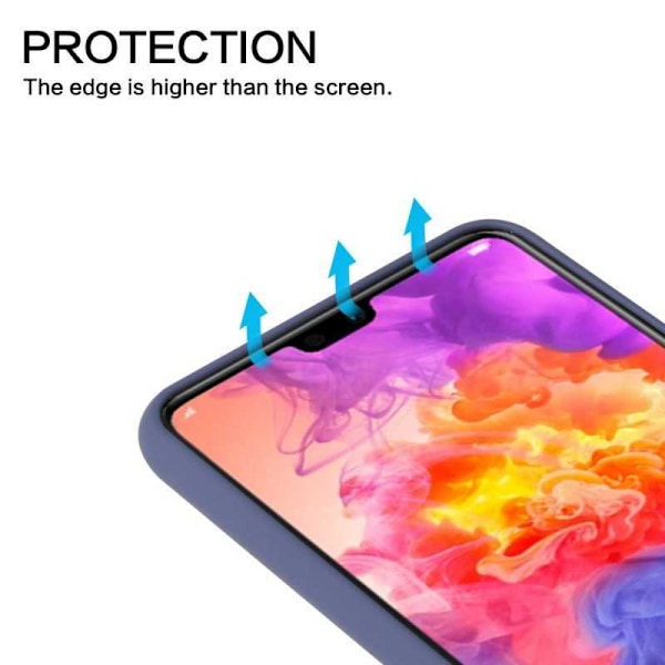 Xiaomi Mi 9 Gummibelagd Mattsvart Silikon Skal Svart