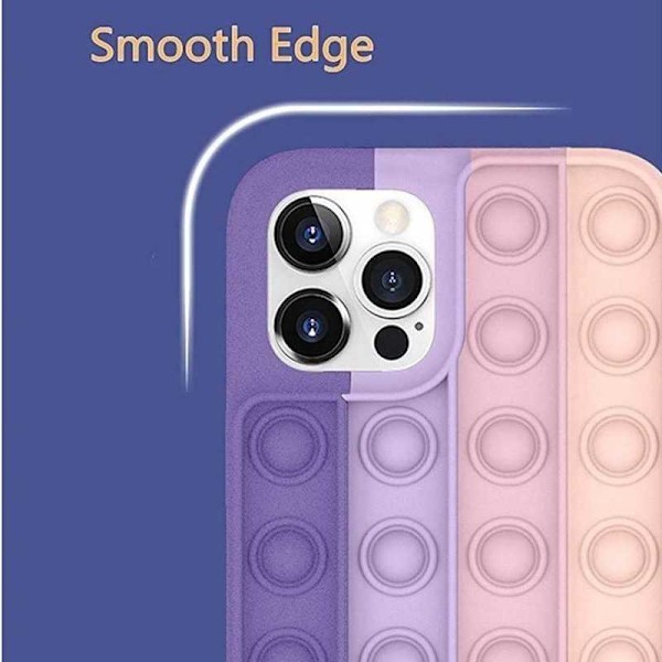 iPhone 13 Pro Max Skyddande Skal Fidget Toy Pop-It multifärg