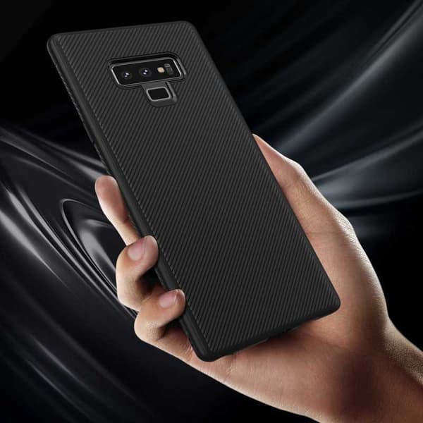 Samsung Galaxy Note 9 Iskunkestävä FullCarbon V3 Black