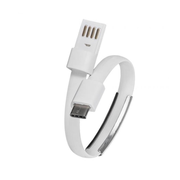USB-C Adapter med kabel USB typ C (m) / USB A (m) ver. 2.0 23 cm Vit