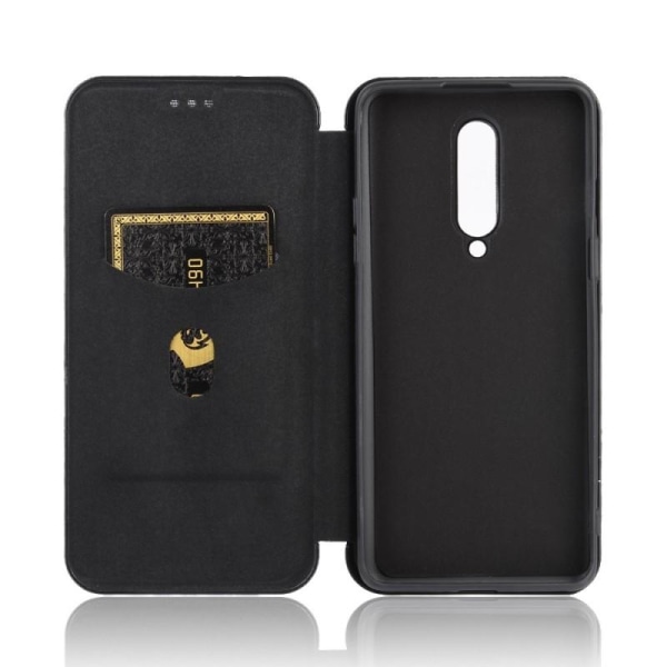 OnePlus 8 Flip Case -korttipaikka CarbonDreams Black