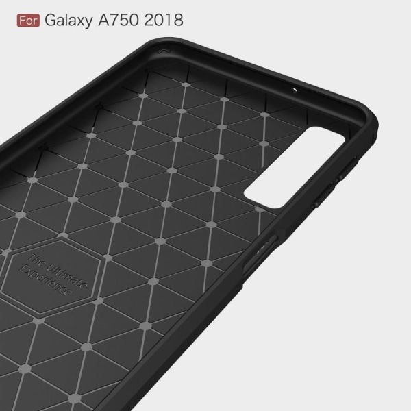 Samsung A7 2018 Iskunkestävä Iskunvaimennuskuori SlimCarbon Black