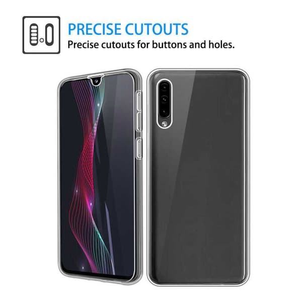 360° Heltäckande Silikonfodral Samsung Note 10 Plus Transparent