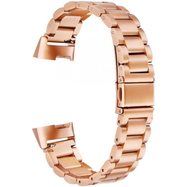 Metallarmband Fitbit Charge 4 Rosegold Svart