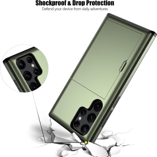 Samsung Galaxy S22 Ultra Exclusive Shockproof Cover Card-spor St