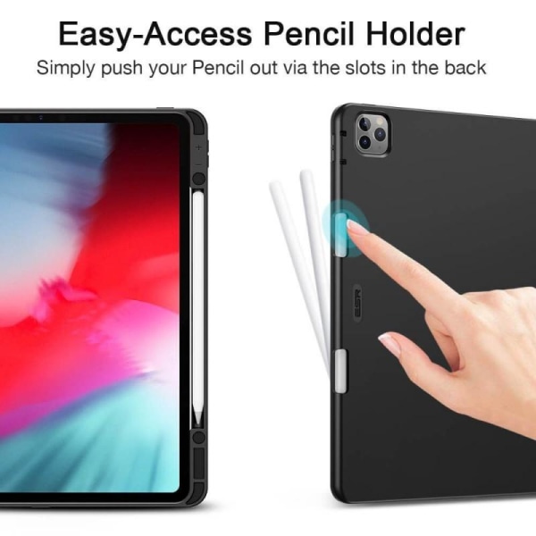 iPad Pro 12.9 2018/2020 Flip Case ESR Rebound Pencil Black