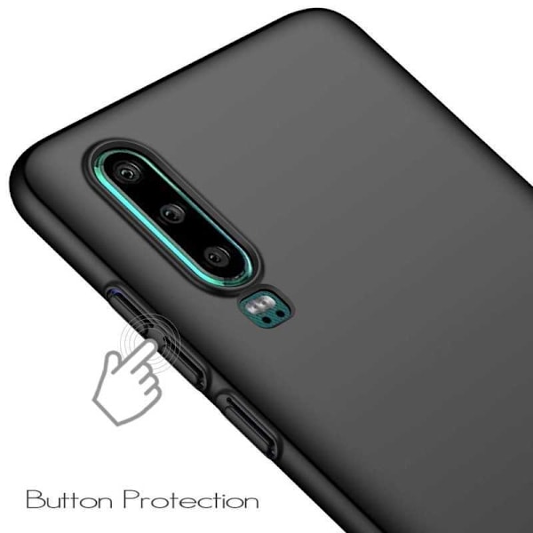 Huawei P30 Ultra Thin Mat Sort Cover Basic V2 Black