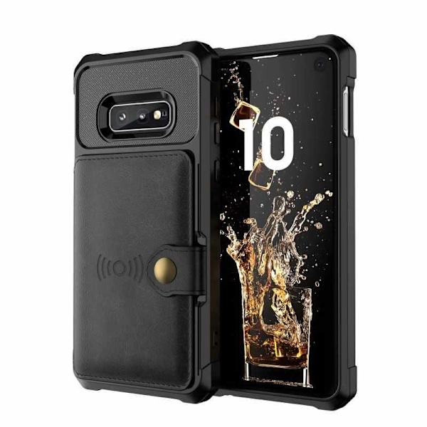 Samsung S10e Stöttåligt Premium Skal 4-FACK Solid V3 Svart