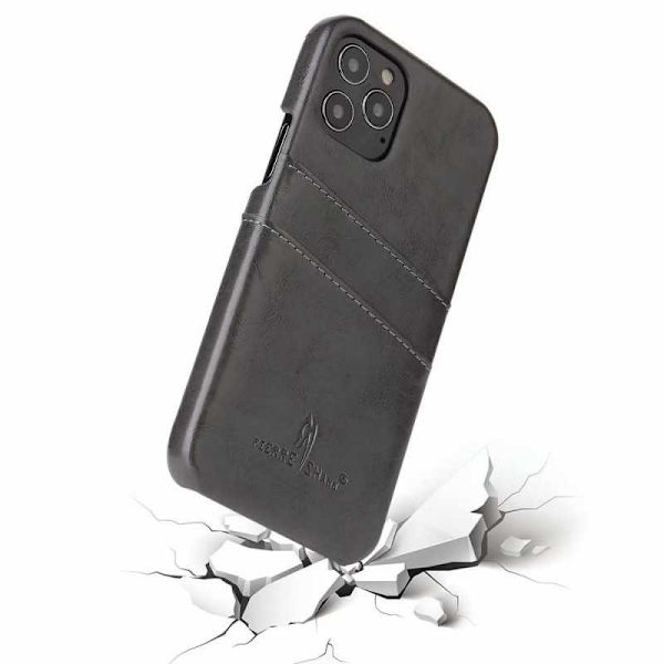 iPhone 12 Pro Max stødabsorberende kortholder retro Black