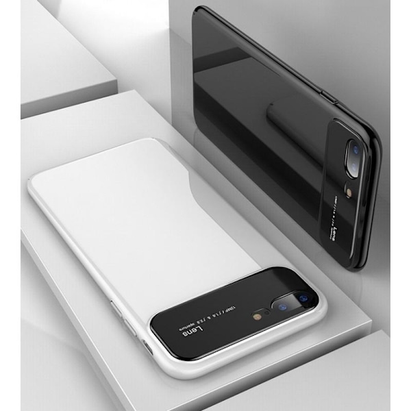 iPhone 7 Plus Ultra Thin Iskuja vaimentava Shell Blanc Svart