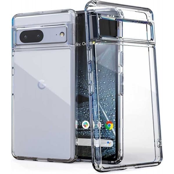 Google Pixel 8 iskuja vaimentava silikonikotelo Simple Transparent