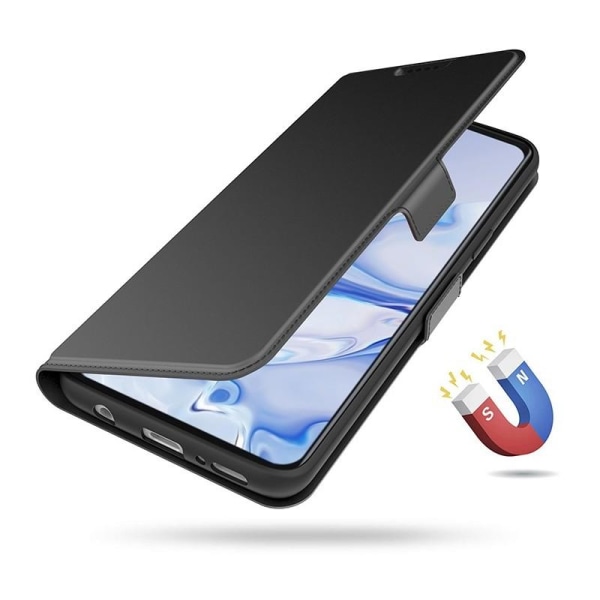 Samsung A52 4G / 5G Flip Case Skin Pro V2 med kortrom Black