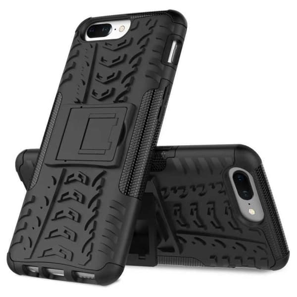 OnePlus 5T Iskunkestävä suojus Active Supportilla Svart