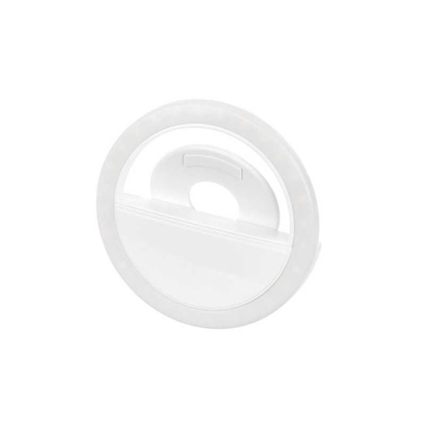LED-Ringljus för Selfie Vit