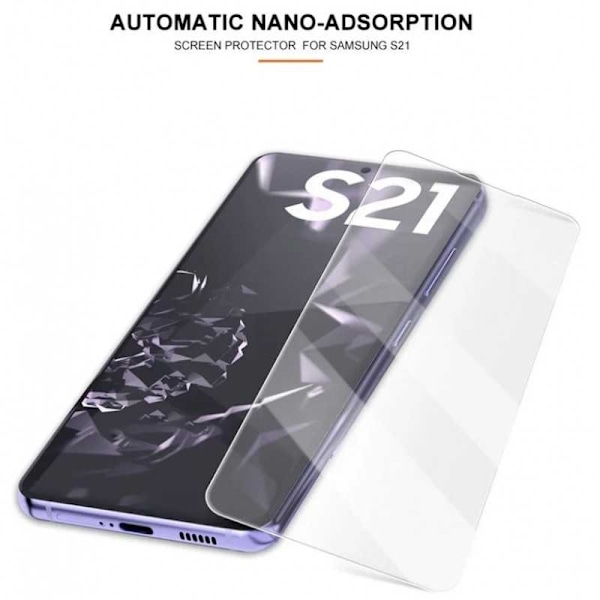 Samsung S21 Härdat glas 0.26mm 2.5D 9H Transparent