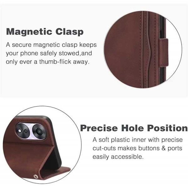 Xperia 5 V Wallet Case PU-læder 6-LOMMES Winston V3