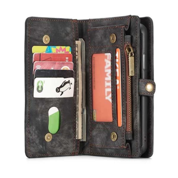 Multi-slot Flipfodral Apple iPhone XS Max Svart