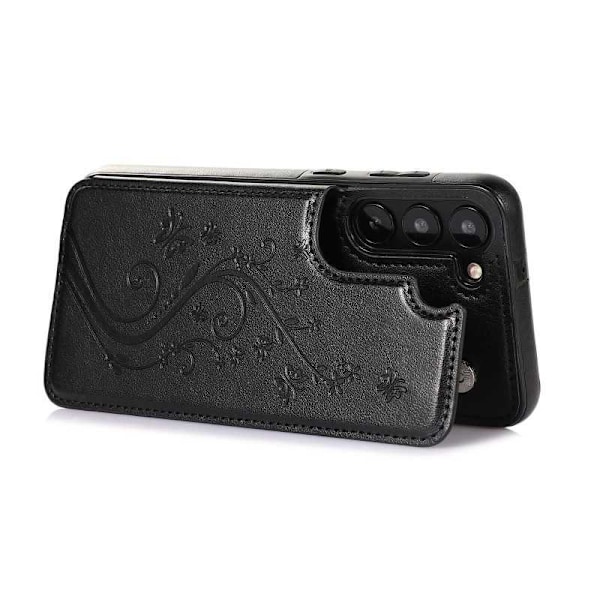 Samsung S24 Plus Stødsikker Cover Kortholder 3-SLOT Flippr V2 - Sort