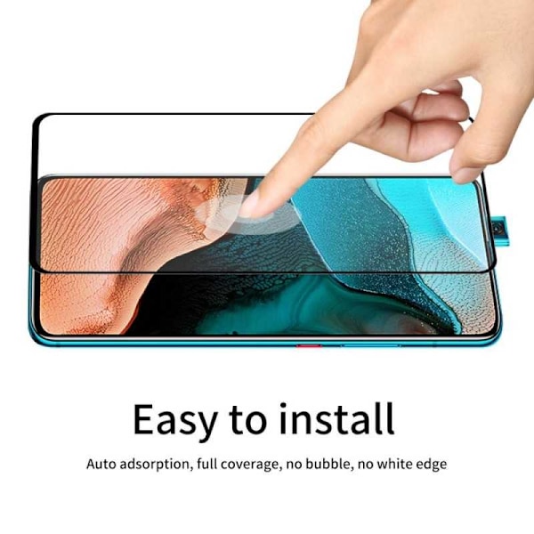 Xiaomi Poco F2 Pro Härdat Glas 0.26mm 2.5D 9H Fullframe Transparent