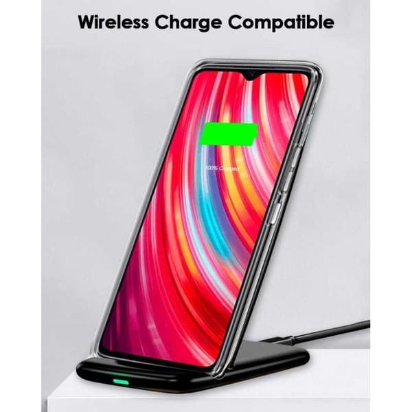 Xiaomi Redmi Note 8 iskuja vaimentava silikonikotelo Simple Transparent
