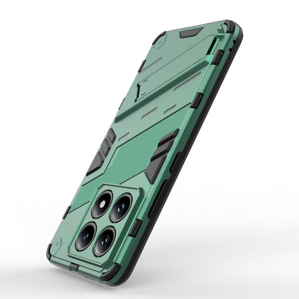 Xiaomi 14T Stöttåligt Skal med Kickstand ThinArmor V2 - Grön