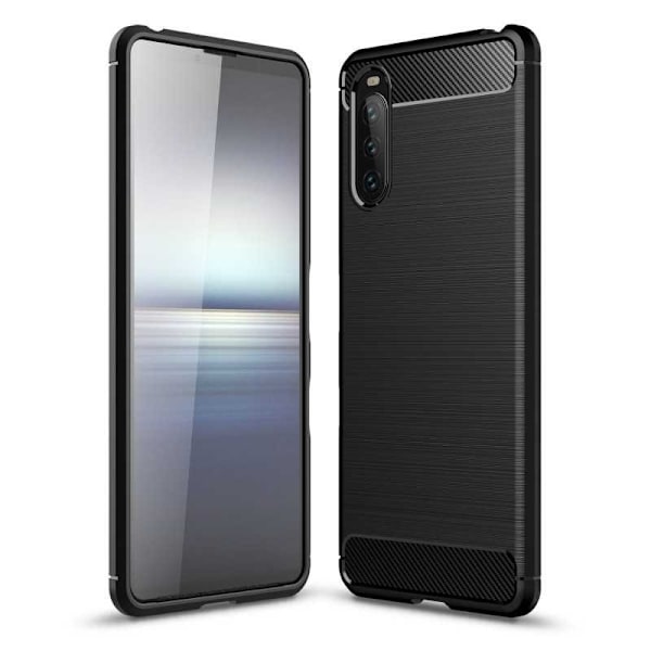 Xperia 10 III Shockproof Shell SlimCarbon Black