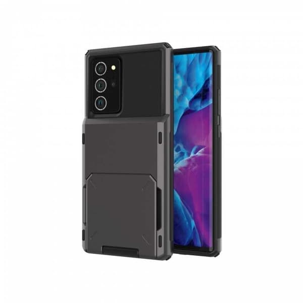 Samsung Note 20 Ultra iskunkestävä kotelo Void-korttipaikalla Black