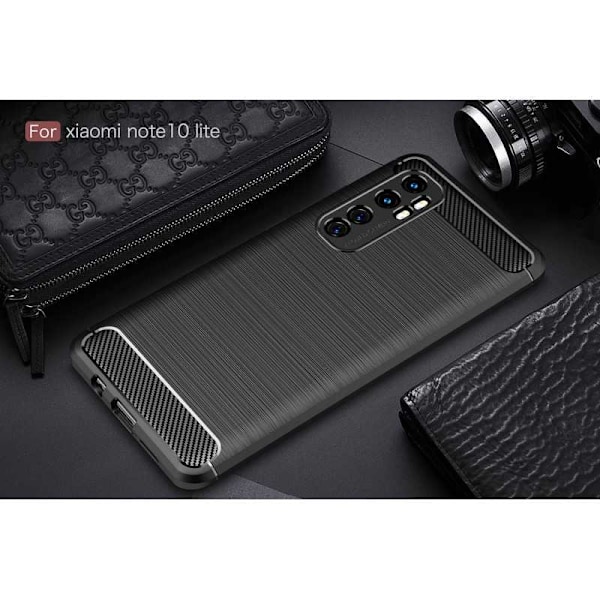 Xiaomi Mi Note 10 Lite Shockproof Shell SlimCarbon Black