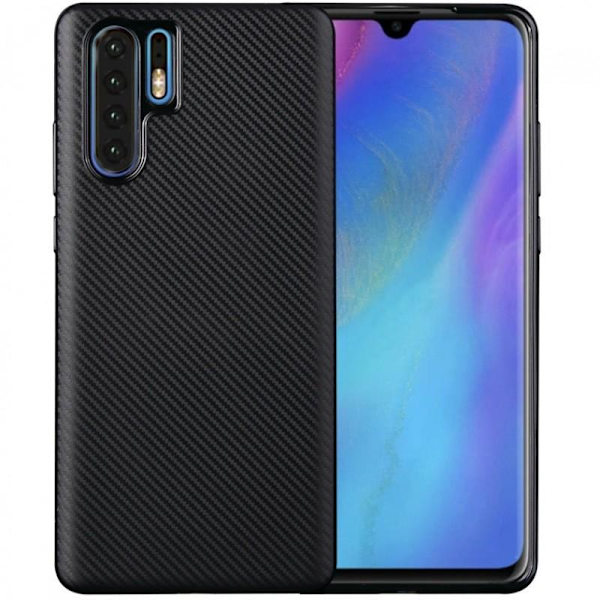 Huawei P30 Pro Stöttåligt Skal FullCarbon V2 Svart