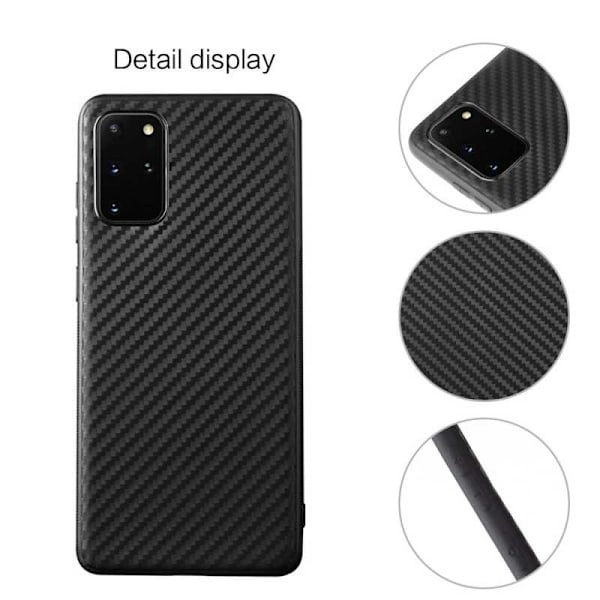 Samsung S20 Plus Iskunkestävä FullCarbon V2 Black