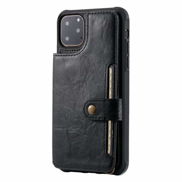iPhone 11 Pro Max Multifunktionell Korthållare 5-FACK Winston Svart