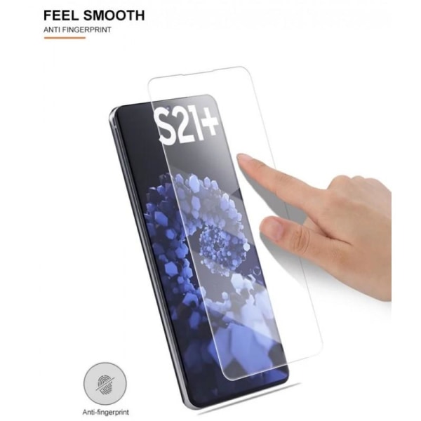 Samsung S21 plus hærdet glas 0,26 mm 2,5d 9h Transparent