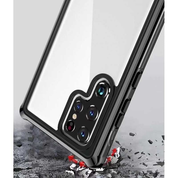 Samsung S22 Ultra Full Coverage Premium 3D-etui ThreeSixty Transparent